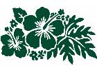  Hibiscus 2 Decal