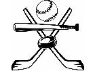  Hockey Baseball Mix Decal