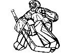  Hockey Goalee Decal