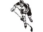  Hockey Player Decal