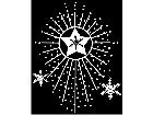  Holidays Christmas Star 1 6 8 V A 1 Decal