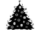  Holidays Christmas Tree 1 6 9 V A 1 Decal