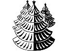  Holidays Christmas Trees 1 6 8 V A 1 Decal