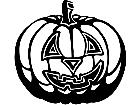  Holidays Jack O Lantern 1 6 7 V A 1 Decal