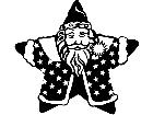  Holidays Santa Claus Star 1 6 8 V A 1 Decal