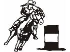  Horse Barrel Race C U 1 Decal