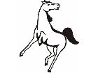  Horse Gettin Up C U 1 Decal
