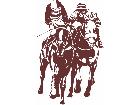  Horse Jockey 3 Decal