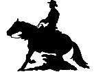  Horse Reining 1 4 3 V A 1 Decal
