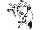  Horse Rodeo Oh No C U 1 Decal