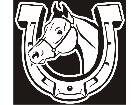  Horse Shoe Horse Decal