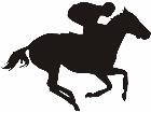  Horse Silhouette Race 2 Decal