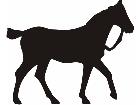  Horse Silhouette Stand 3 Decal