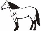  Horse Simple Stand C U 1 Decal