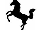  Horse Standing Silhouette Decal