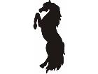  Horse Up Silhouette Decal