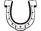  Horseshoe Decal