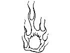  Hot Flames 1 9 2 2 7 V A 1 Decal