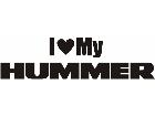  Hummer Love Decal