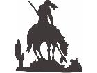  Indian Shadow Trails End Decal