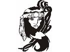  Indian Woman Proud Decal
