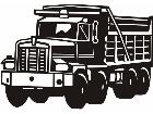  Industrial Dump Truck 0 1 P A 1 Decal
