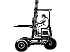  Industrial Forklift P A 1 Decal