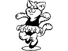  Kitty Balerina 0 4 4 V A 1 Decal