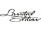  Limited Edition 1 Decal