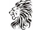  Lion Tribal Head 1 4 3 Decal
