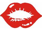  Lips 3 Decal