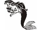  Little Mermaid Arial Decal