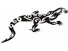  Lizards Tribalized 0 4 4 Decal