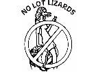  Lot Lizards Decal