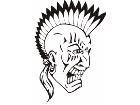  Mascots Brave Indian 0 4 8 X C C Decal