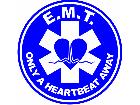  Medical E M Theartbeat Decal