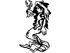  Mermaid Fish Decal