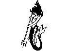  Mermaid Staff Decal