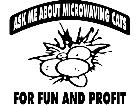  Microwaving Cats Decal