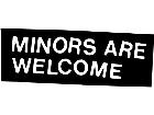 Minors Welcome Decal
