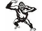  Monkey Ape Pound Decal