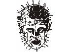  Monster Hell Raiser Pin Head Decal
