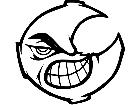  Moon Evil Decal