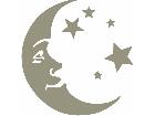  Moon Stars Decal