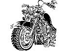  Motorcycle Front Section Decal
