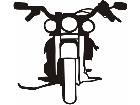  Motorcycle Frontal M M 1 Decal