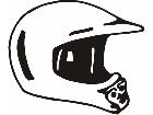  Motorcycle Helmet 3 M M 1 Decal