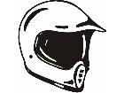  Motorcycle Helmet M M 1 Decal