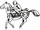  Motorcycle Horse M M 1 Decal