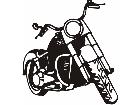  Motorcycle Leaning M M 1 Decal